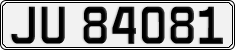 License plate of Norway, Cars