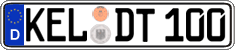 German license plate, Regular plates