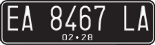License plate of Indonesia, Regular plates