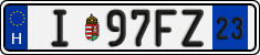 license plates of Hungary, Temporary (2022)