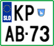 License plate of Slovenia, Motorcycles