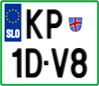License plate of Slovenia, Motorcycles