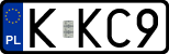 License plates of Poland, Regular car plates