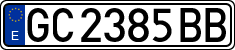 License plates of Spain, 1971 year series