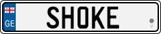 License plate of Georgia, Vanity Plates