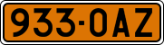 License plate of Finland, Special vehicles