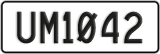 License plate of New Zealand, AB1(234)