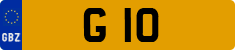 License plate of Gibraltar, Regular car plates (G 12345)