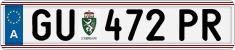 License plate of Austria, Regular plates