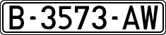 License plates of Spain, 1971 year series