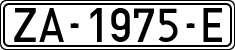 License plates of Spain, 1971 year series