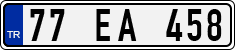 License plate of Turkey, Regular plates