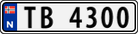 License plate of Norway, Trailers, motorcycles, special vehicles