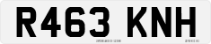 License plate of the United Kingdom, 1983 year system