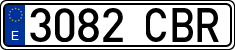 License plates of Spain, Ordinary (2000)