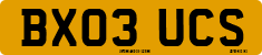 License plate of the United Kingdom, 2001 year system