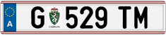 License plate of Austria, Regular plates