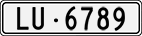 License plate of Switzerland, Cars