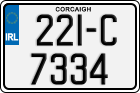 License plate of Ireland, Regular plates