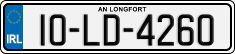 License plate of Ireland, Regular plates