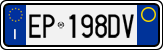 License plate of Italy, Cars (1994 year series)