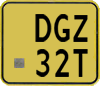 License plate of the Netherlands, Mopeds
