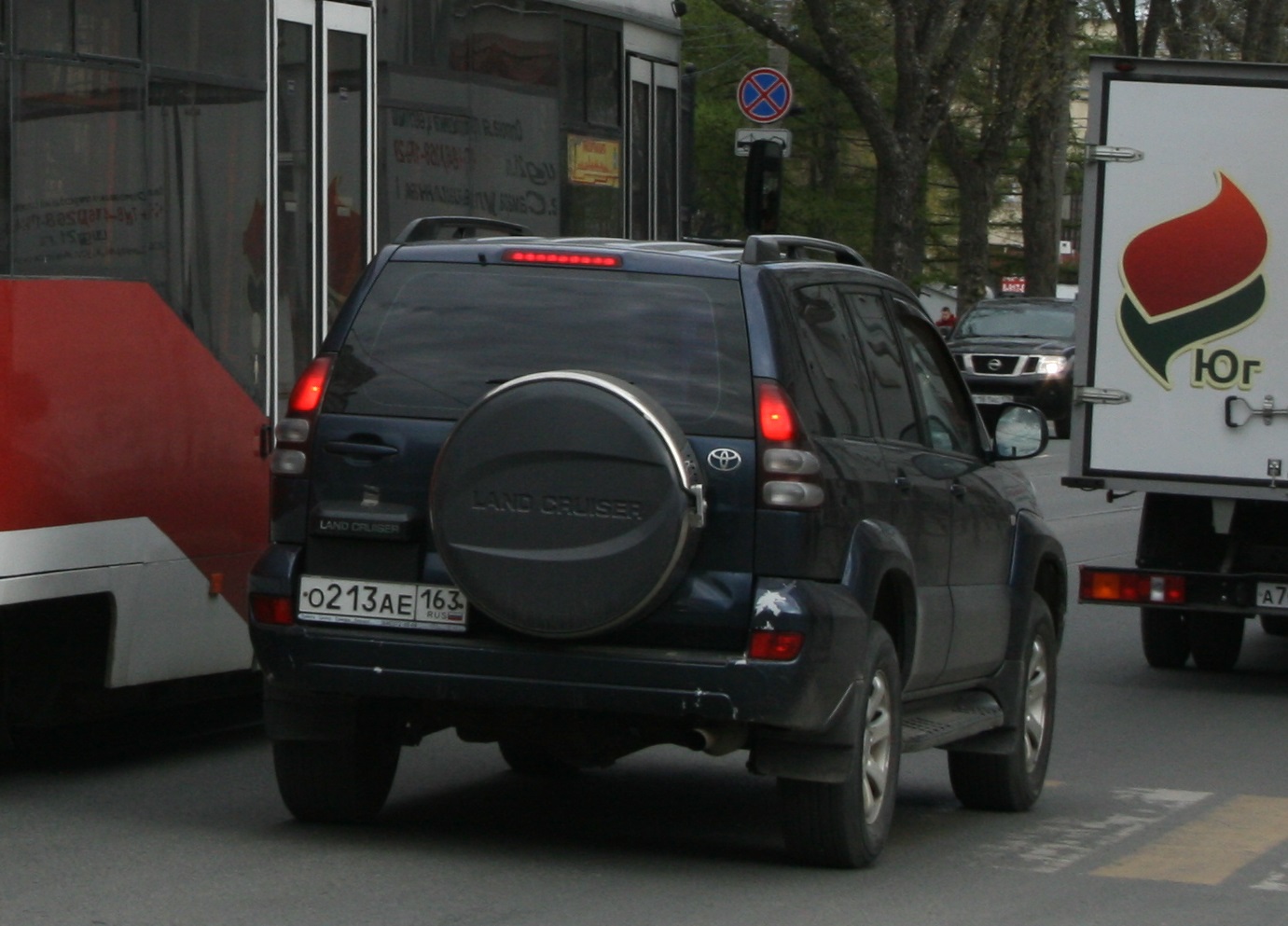 о 213 ае 163, Toyota Land Cruiser Prado 3rd gen 5-door SUV (J120), 2002–2009