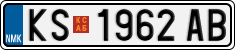 License plate of North Macedonia, Regular plates (2012)