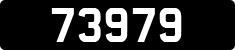 License plate of Guernsey, Regular plates