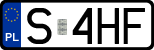 License plates of Poland, Regular car plates