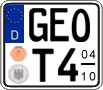German license plate, Seasonal plates