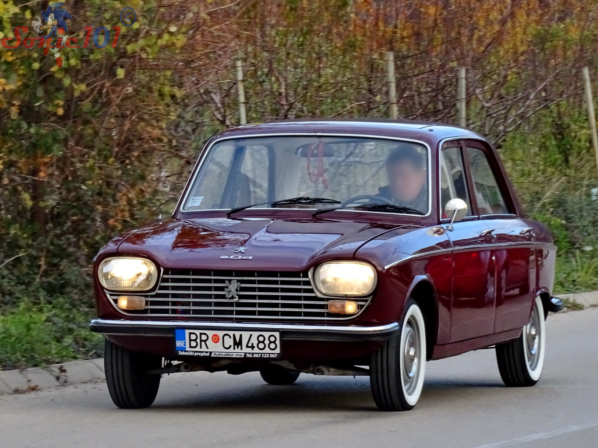 BR CM488, Peugeot 204 1st gen Berline (D10), 1965–1976