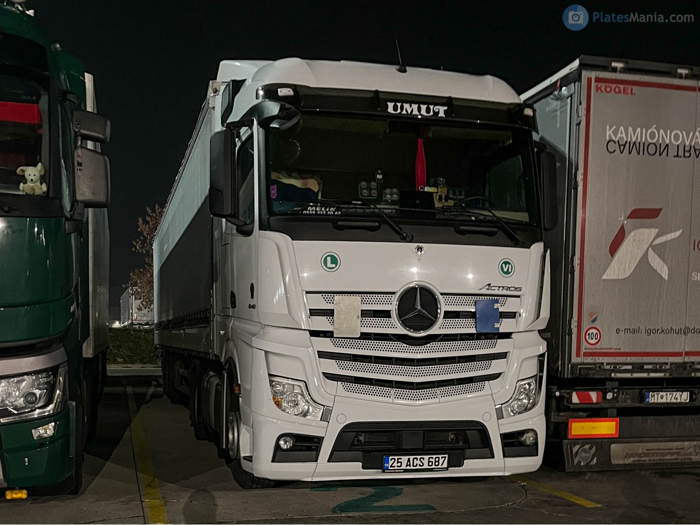 25 ACS 687, Mercedes-Benz Actros 3rd gen (MP4/MP5), 2011–