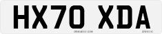 License plate of the United Kingdom, 2001 year system