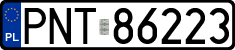 License plates of Poland, Regular car plates