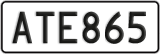 License plate of New Zealand, ABC1(23)