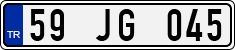 License plate of Turkey, Regular plates