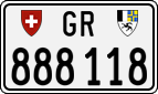 License plate of Switzerland, Cars