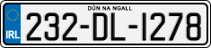 License plate of Ireland, Regular plates
