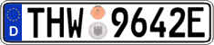 German license plate, Authorities and federal agencies