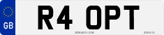 License plate of the United Kingdom, 1983 year system