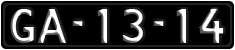 License plate of Portugal, Regular plates