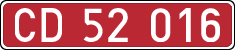 License plates of Spain, Diplomatic
