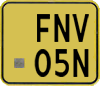 License plate of the Netherlands, Mopeds