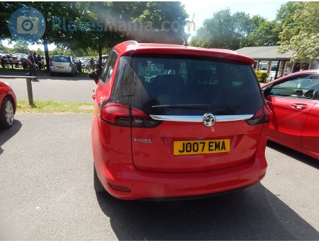 JO07 EMA, Vauxhall Zafira