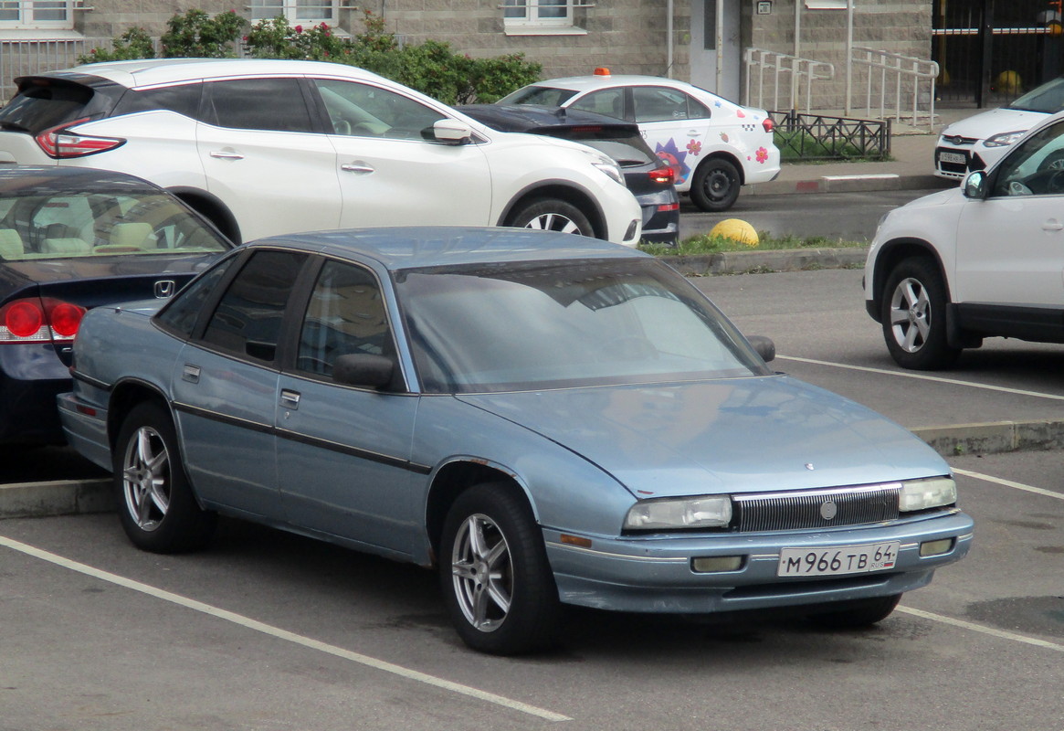 м 966 тв 64, Buick Regal 3rd gen Sedan (19; W-body), 1990–1992
