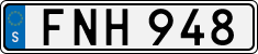 License plate of Sweden, Regular plates