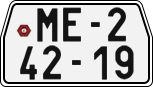 License plate of the Czech Republic, Motorcycles (1960)