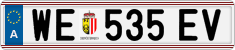 License plate of Austria, Regular plates