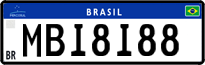 License plate of Brazil, Private owners (Mercosul)